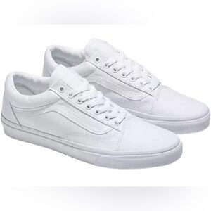 Vans Old Skool Skate - All White Canvas - 8.5M